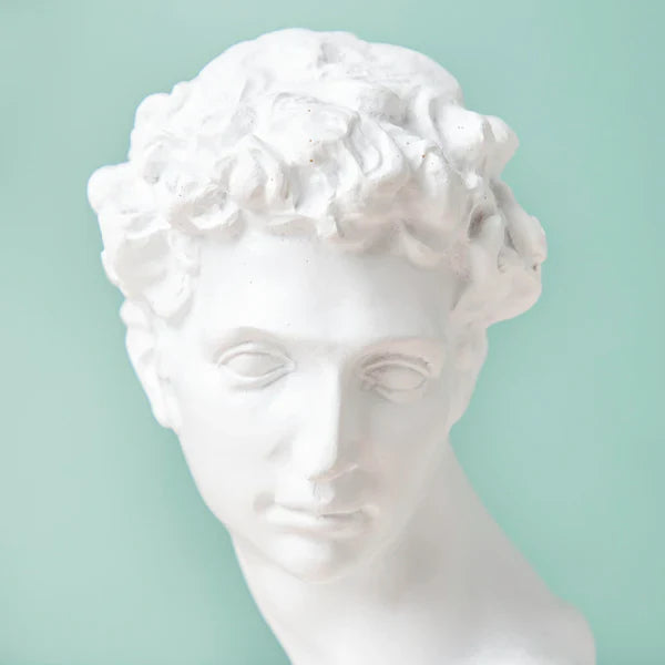 Ancient Greek Sculpture Showpiece - White